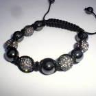 Hemitite and Grey Shamballa