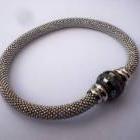 Faceted bead bracelet
