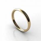 Rounded Wedding Band