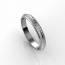 3.0mm band, platinum