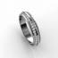 4.00mm band, platinum